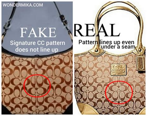 coach bags real vs fake|check serial number coach bag.